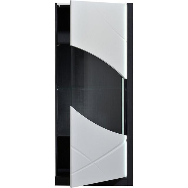Elypse White Gloss & Dark Grey Display Unit with LED Lighting image 2
