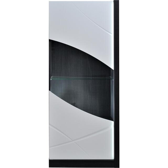 Elypse White Gloss & Dark Grey Display Unit with LED Lighting image 3
