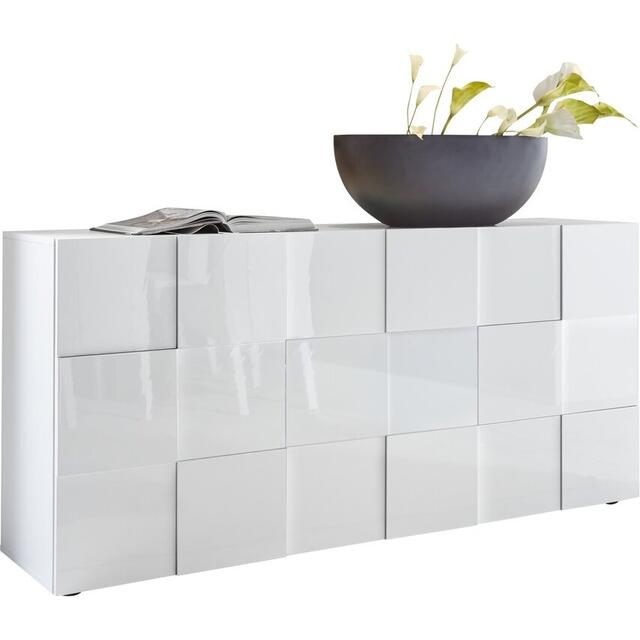 Treviso Sideboard - Three Doors High Gloss White Finish