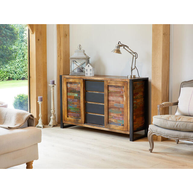 Urban Chic Reclaimed 2 Door 4 Drawer Sideboard