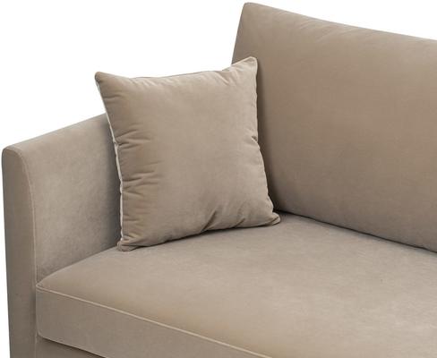 Vero 3 Seater Sofa in Mink Brown or Deep Blue Velvet image 5