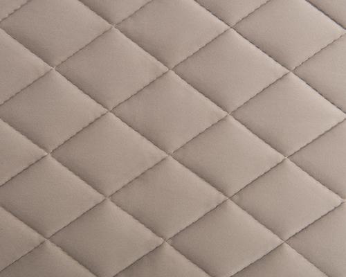 Giles Cube Stool Fabric in Limestone Velvet image 6