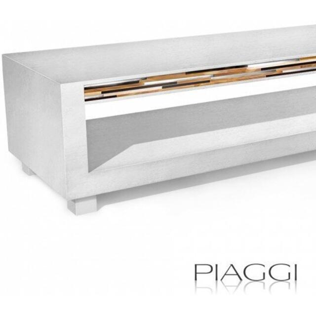 Piaggi TV Stand with Mosaic Inlay in White image 2