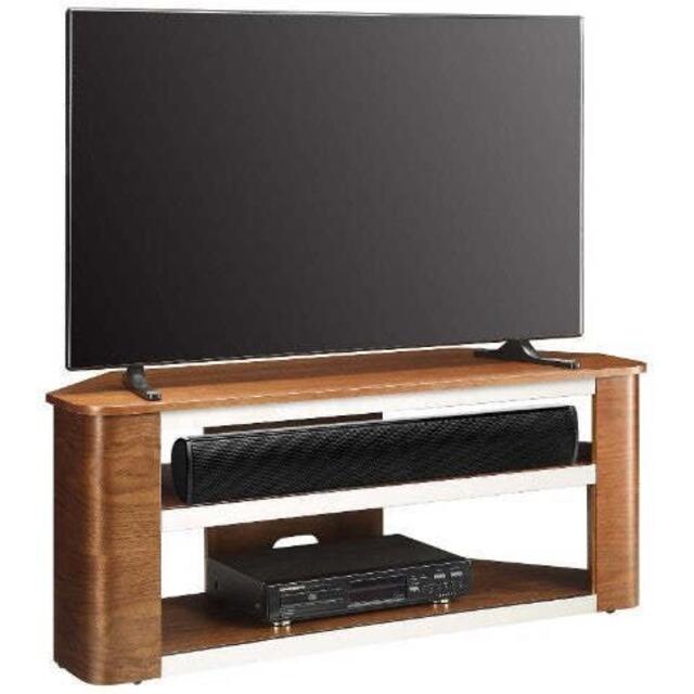 Jual Modern Acoustic Corner TV Stand Walnut JF708