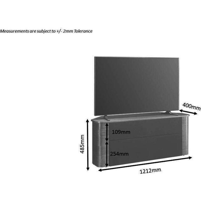 Jual Modern Acoustic Corner TV Stand Walnut JF708 image 3