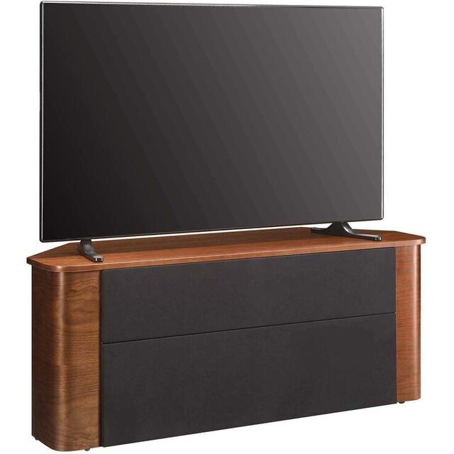 Jual Modern Acoustic Corner TV Stand Walnut JF708 image 6