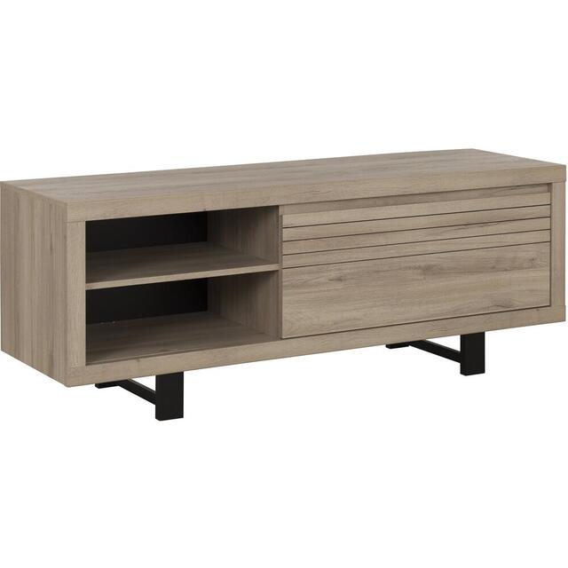 Clay TV Unit One Drawer - Light Natural Oak Finish