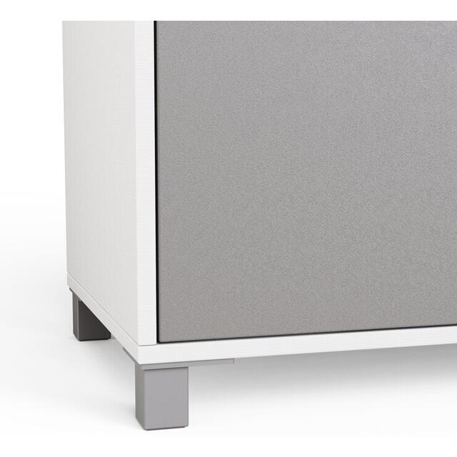 Frank Olsen Smart 1500 TV Cabinet with LED Lighting - White and Grey image 6