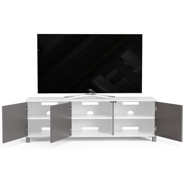 Frank Olsen Smart 1500 TV Cabinet with LED Lighting - White and Grey image 7