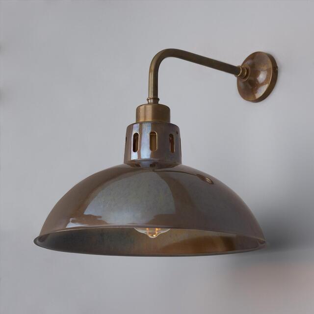 Paris Vintage Brass Dome Wall Light