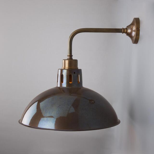 Paris Vintage Brass Dome Wall Light image 2