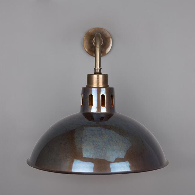 Paris Vintage Brass Dome Wall Light image 3