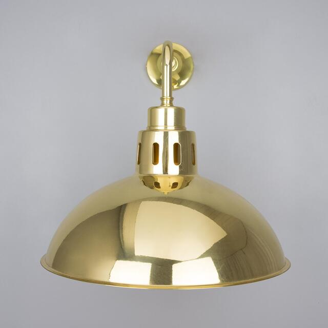 Paris Vintage Brass Dome Wall Light image 6