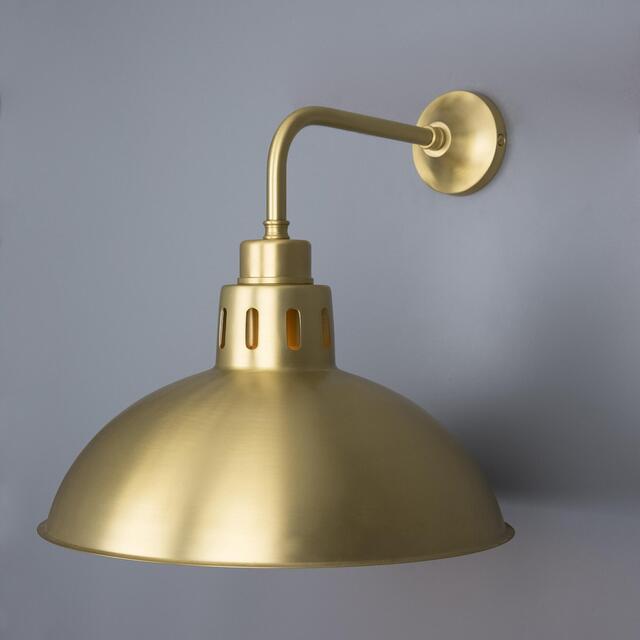 Paris Vintage Brass Dome Wall Light image 8