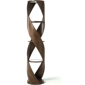 Tom Schneider DNA Whole Twist Wooden Shelving Display Unit by Tom Schneider