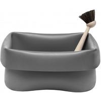 Grey Rubber Washing Up Bowl by Red Candy