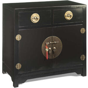 Mid Size Cabinet, Black Lacquer