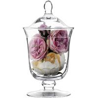 Glass Bonbon Jar with Lid, 25cm x 14cm, Handmade by Solavia