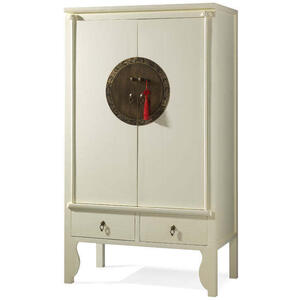 Lacquer Wedding Cabinet, Cream Lacquer by Shimu