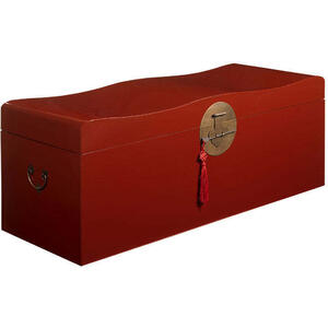 Wave Trunk, Red Lacquer by Shimu