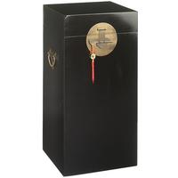 Chinese Black Lacquer Trunk, Tall by Shimu
