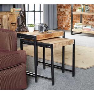 
Cosmo Industrial Nest of 2 Tables   by Indian Hub