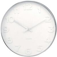 Karlsson Mr White Numbers Wall Clock - Large