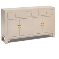 Large Classic Chinese Sideboard - Oyster Grey