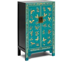 Oriental decorated blue medium cabinet by The Nine Schools