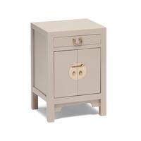 Small Classic Chinese Cabinet - Oyster Grey