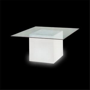 Square (light) dining table by Icona Furniture