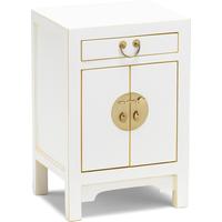 Qing white small cabinet by The Nine Schools