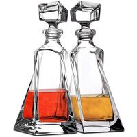 Crystal Decanter Set Entwined Lovers by Solavia