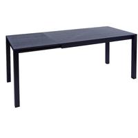 Cordoba Rectangular Extending Dining Table 140cm - 200cm - Black Oak 