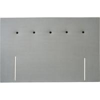 Single divan headboard in stone grey fabric - Essentials range