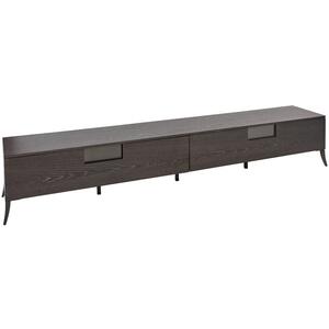Fitzroy TV Unit Extra Long in Modern Charcoal Wenge Finish