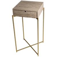 Iris Square Plant Stand With Drawer by Gillmore Space