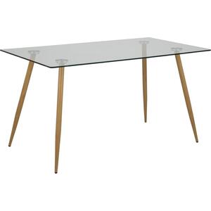 Wilmi glass dining table