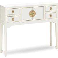 Small White Chinese Console Table