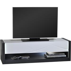Elypse White Gloss & Dark Grey 1 Drawer TV Unit by Sciae