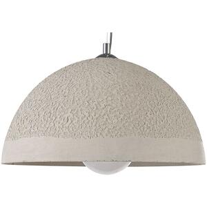 Concrete Pendant Lamp Grey TANANA by Beliani