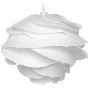 Plastic Pendant Lamp White NILE by Beliani