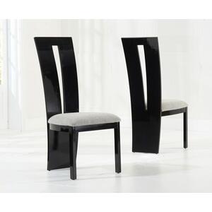 Valencie Art Deco Dining Chair White and Black or Brown