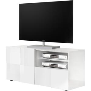 Treviso Small TV Unit - Gloss White 