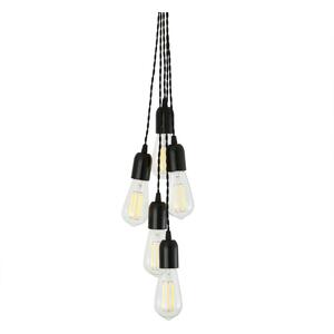 Aneho Contemporary Pendant Cluster, Five Light by Mullan Lighting