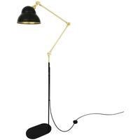 Sliema Modern Floor Lamp Adjustable Black and Brass