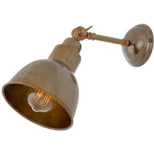 Baku Vintage Adjustable Brass Wall Light by Mullan Lighting