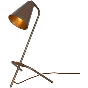 Astana Industrial Adjustable Brass Table Lamp by Mullan Lighting