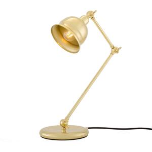 Dale Industrial Table Lamp Adjustable Brass