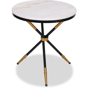 Eton Small Round Side Table Marble Top